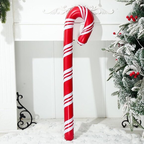 NEW Set of 6 Inflatable Christmas Candy Canes (35 Inches) Christmas Decorations - Picture 4 of 9
